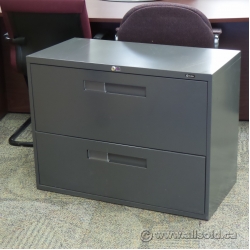 Global Grey 2 Drawer Lateral File Cabinet, Locking Global Grey 2 Drawer Lateral File Cabinet, Locking